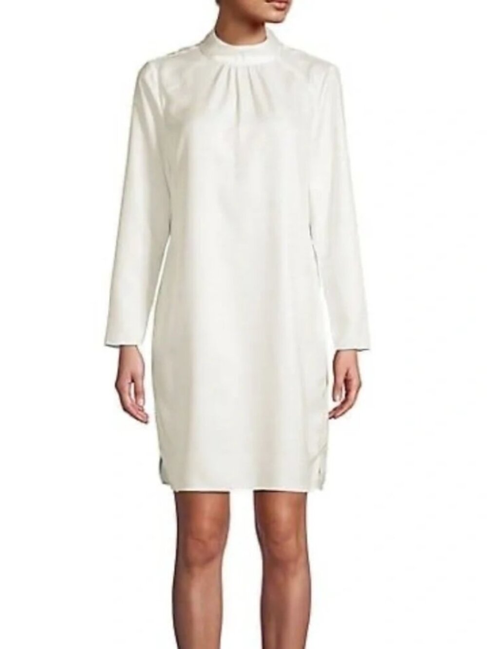 NWT H Halston - Snakeskin-Print Mock Neck Dress - XL